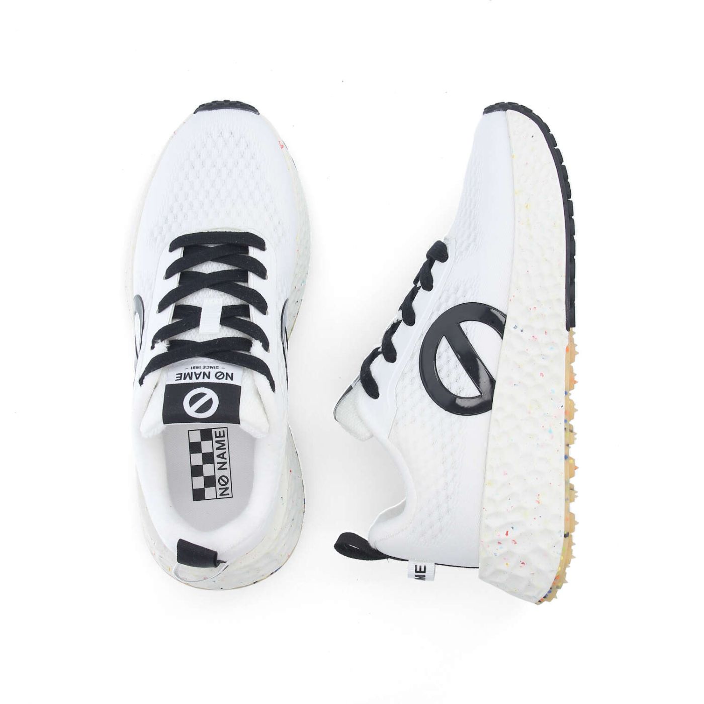 CARTER FLY W - MESH RECYC/SIDE - BIANCO/NERO